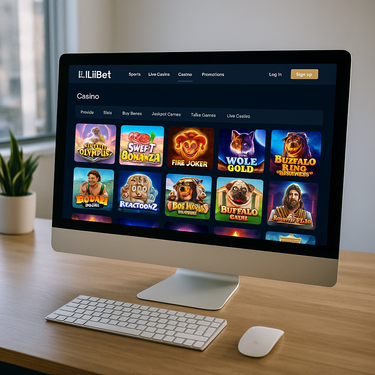 Lilibet Casino - Desktop Interface - Clean and Intuitive Design